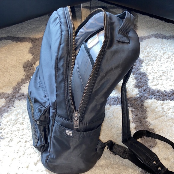 Superdry black nylon polyester bag backpack - Picture 4 of 8